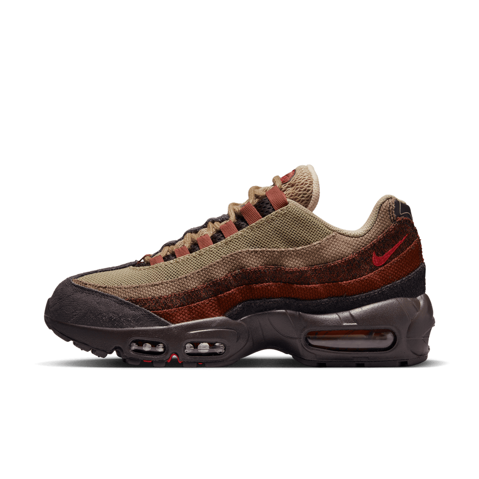 Nike Women's Air Max 95 (Brown Basalt/University Red-Oxen Brown) - Products