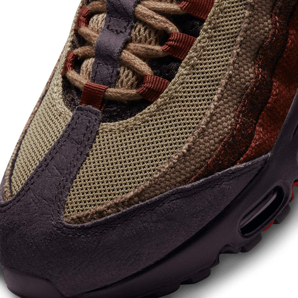 Nike Women's Air Max 95 (Brown Basalt/University Red-Oxen Brown) - Nike Women's Air Max 95 (Brown Basalt/University Red-Oxen Brown) - 