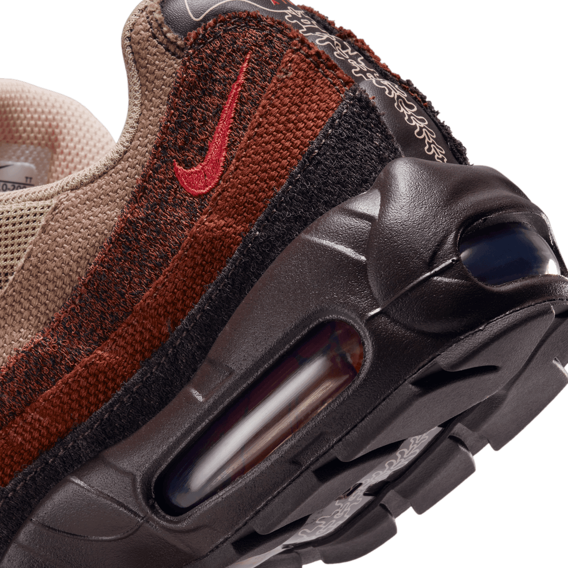 Nike Women's Air Max 95 (Brown Basalt/University Red-Oxen Brown) - Nike Women's Air Max 95 (Brown Basalt/University Red-Oxen Brown) - 