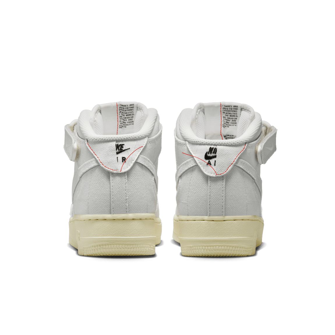 Nike Women's Air Force 1 '07 Mid LX (Summit White/Summit White-Coconut Milk) - Nike Women's Air Force 1 '07 Mid LX (Summit White/Summit White-Coconut Milk) - 
