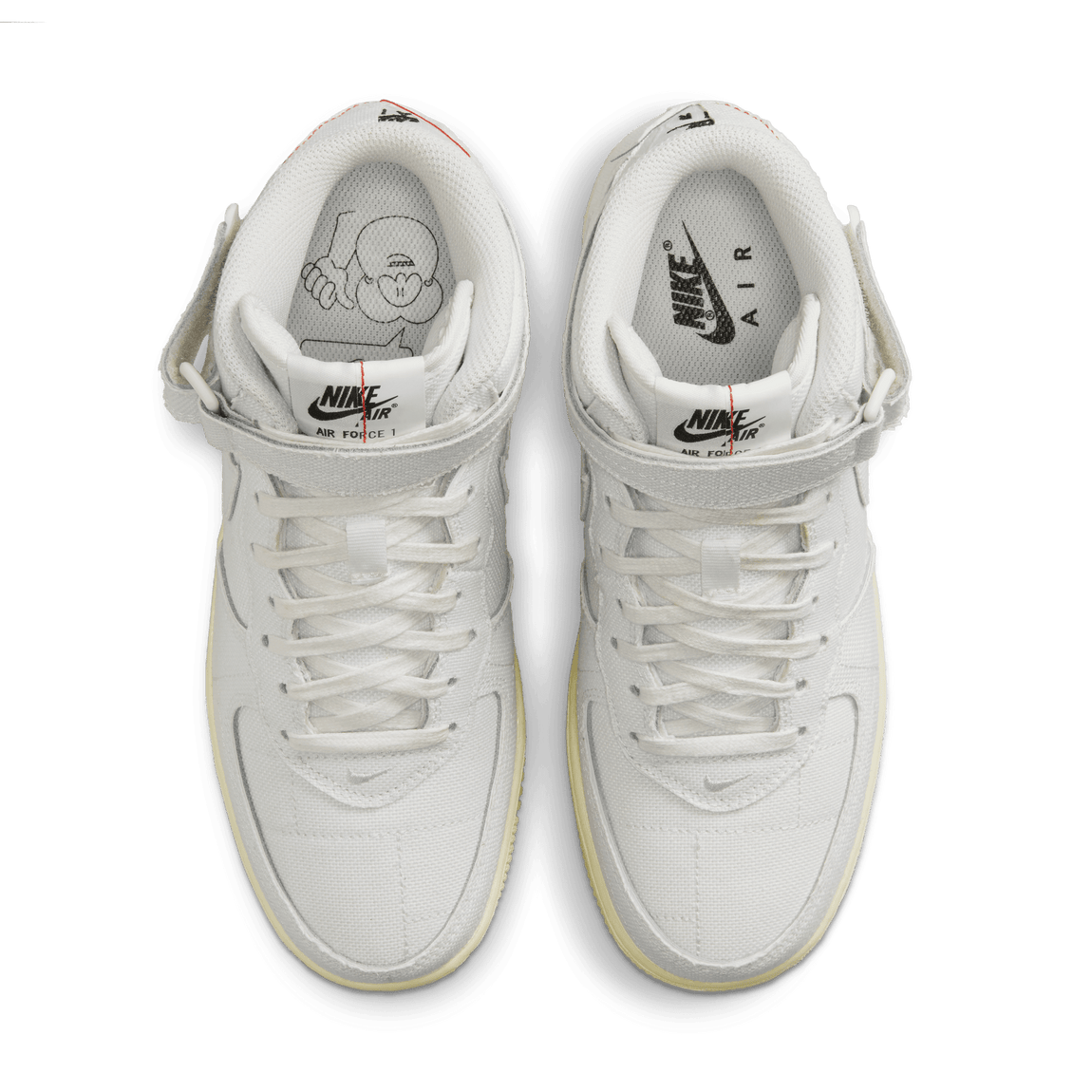 Nike Women's Air Force 1 '07 Mid LX (Summit White/Summit White-Coconut Milk) - Nike Women's Air Force 1 '07 Mid LX (Summit White/Summit White-Coconut Milk) - 