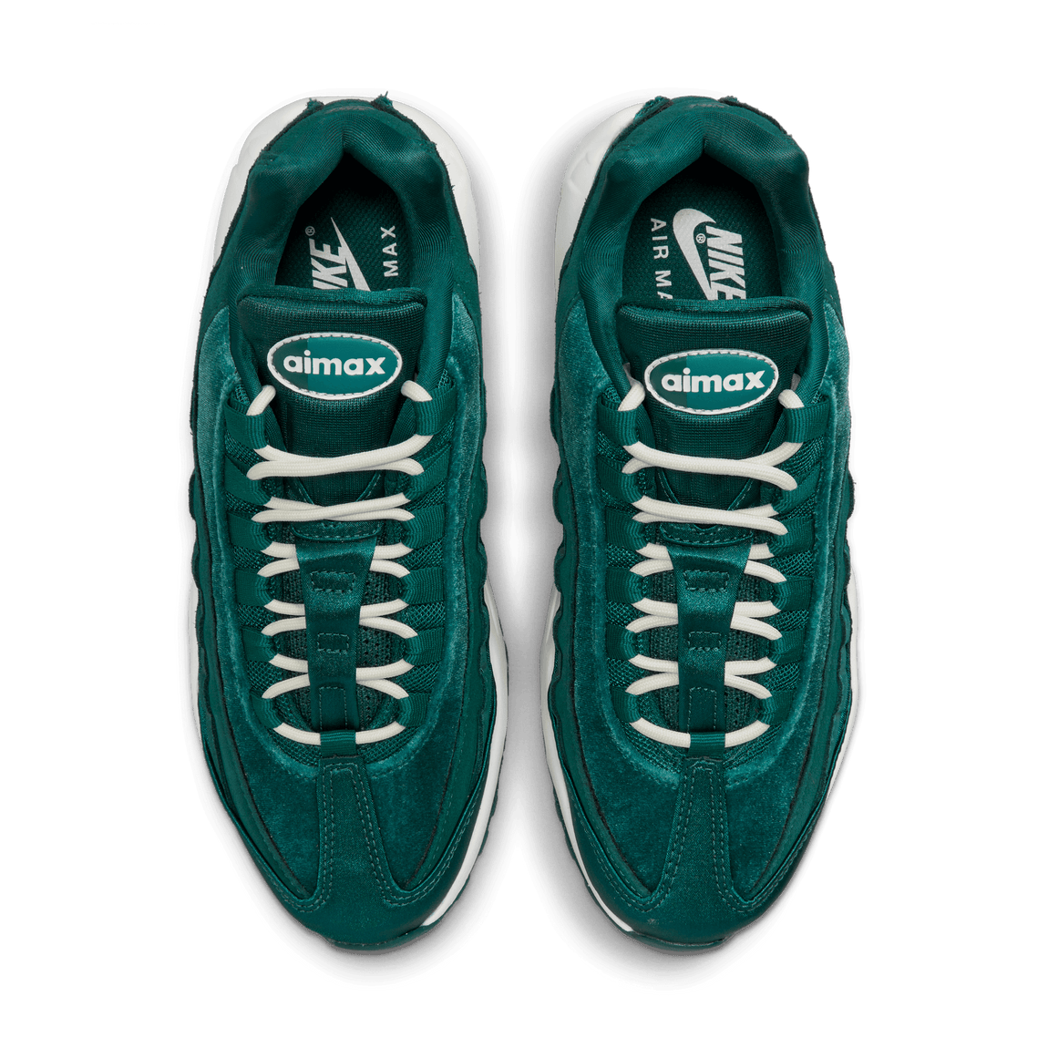 Nike Women's Air Max 95 (Dark Atomic Teal/Sail) - Nike Women's Air Max 95 (Dark Atomic Teal/Sail) - 
