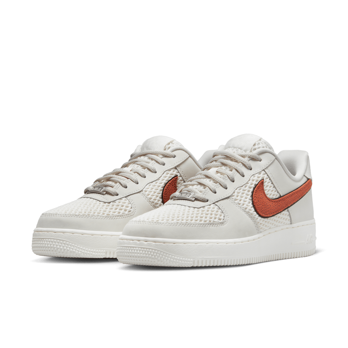 Nike Women's Air Force 1 '07 (Sail/Dark Russet/Black-Metallic Silver) - Nike Women's Air Force 1 '07 (Sail/Dark Russet/Black-Metallic Silver) - 