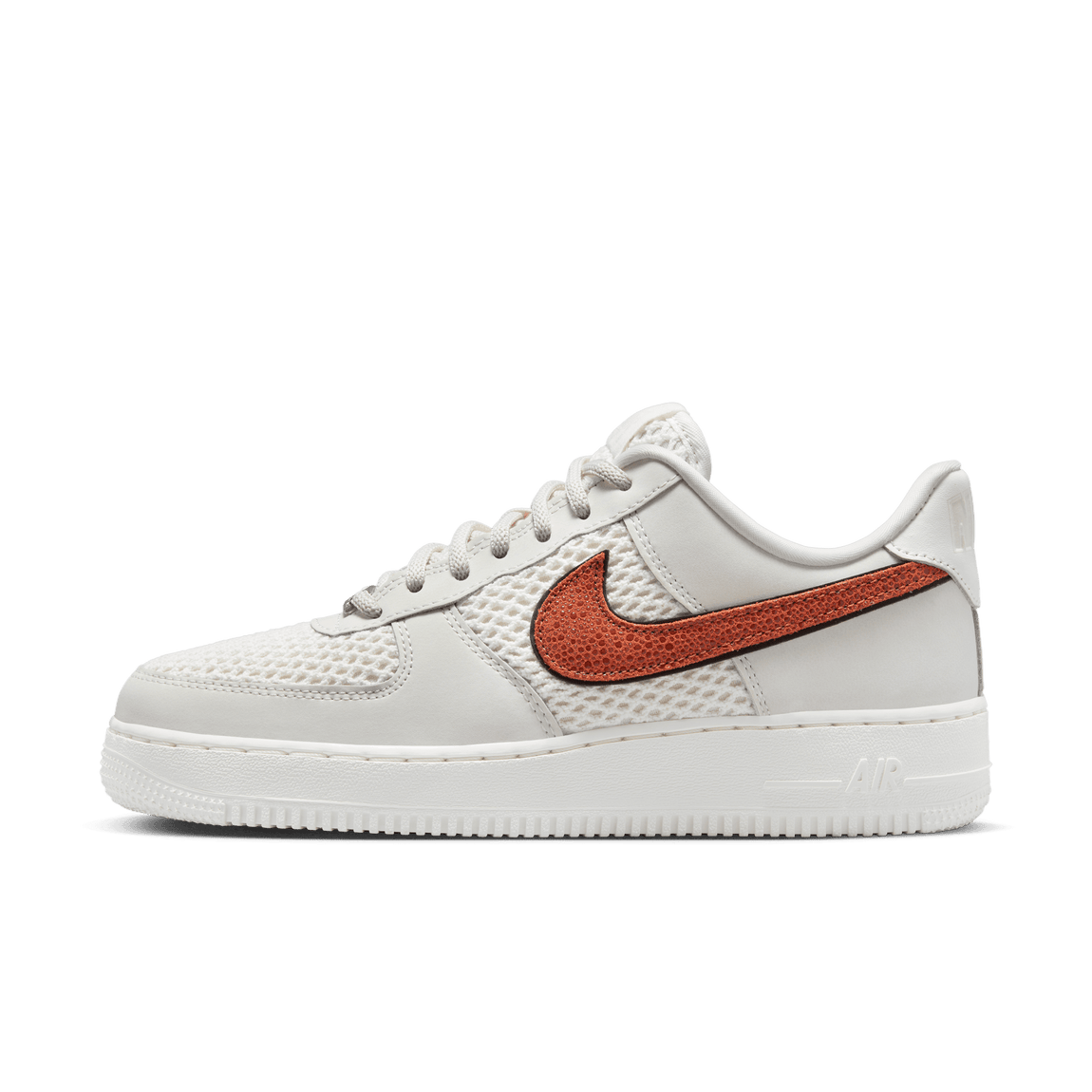 Nike Women's Air Force 1 '07 (Sail/Dark Russet/Black-Metallic Silver) - Nike Women's Air Force 1 '07 (Sail/Dark Russet/Black-Metallic Silver) - 