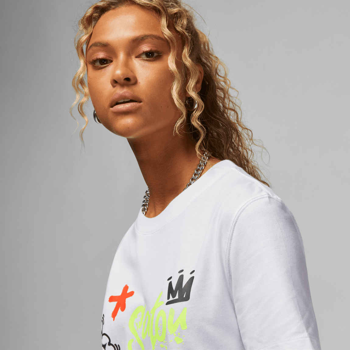 Jordan Women's Satou Tee (White) - Jordan Women's Satou Tee (White) - 