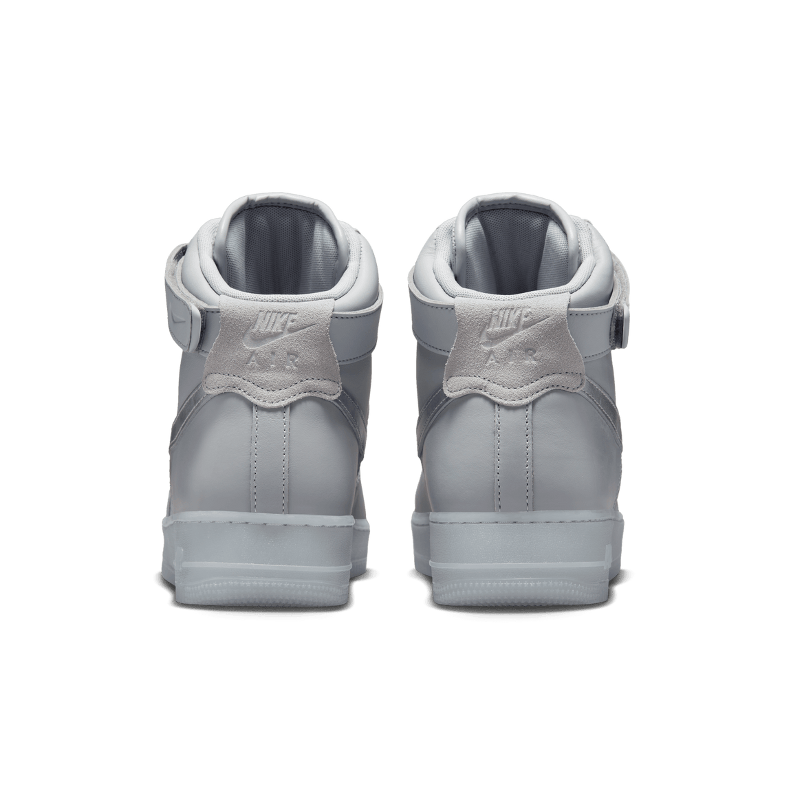 Nike Air Force 1 High '07 Premium (Wolf Grey/Metallic Silver-Volt) - Nike Air Force 1 High '07 Premium (Wolf Grey/Metallic Silver-Volt) - 