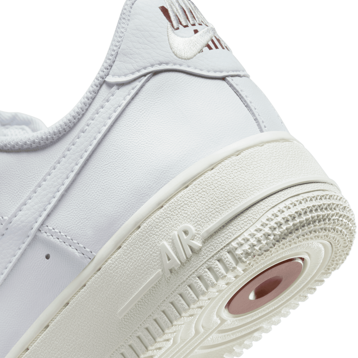 Nike Women's Air Force 1 '07 PRM (White/White-Sail-Team Red) - Nike Women's Air Force 1 '07 PRM (White/White-Sail-Team Red) - 