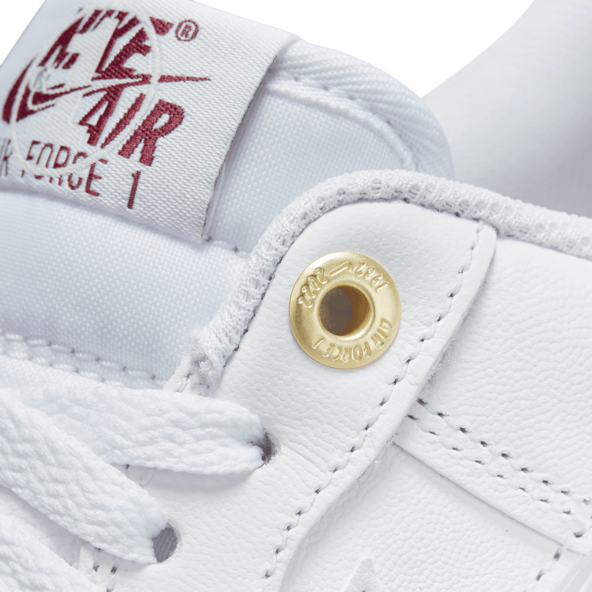 Nike Women's Air Force 1 '07 PRM (White/White-Sail-Team Red) - Nike Women's Air Force 1 '07 PRM (White/White-Sail-Team Red) - 