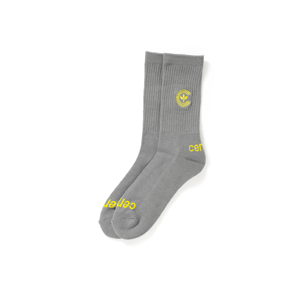 Centre Everyday Casual Crew Socks (Grey) - AMM4