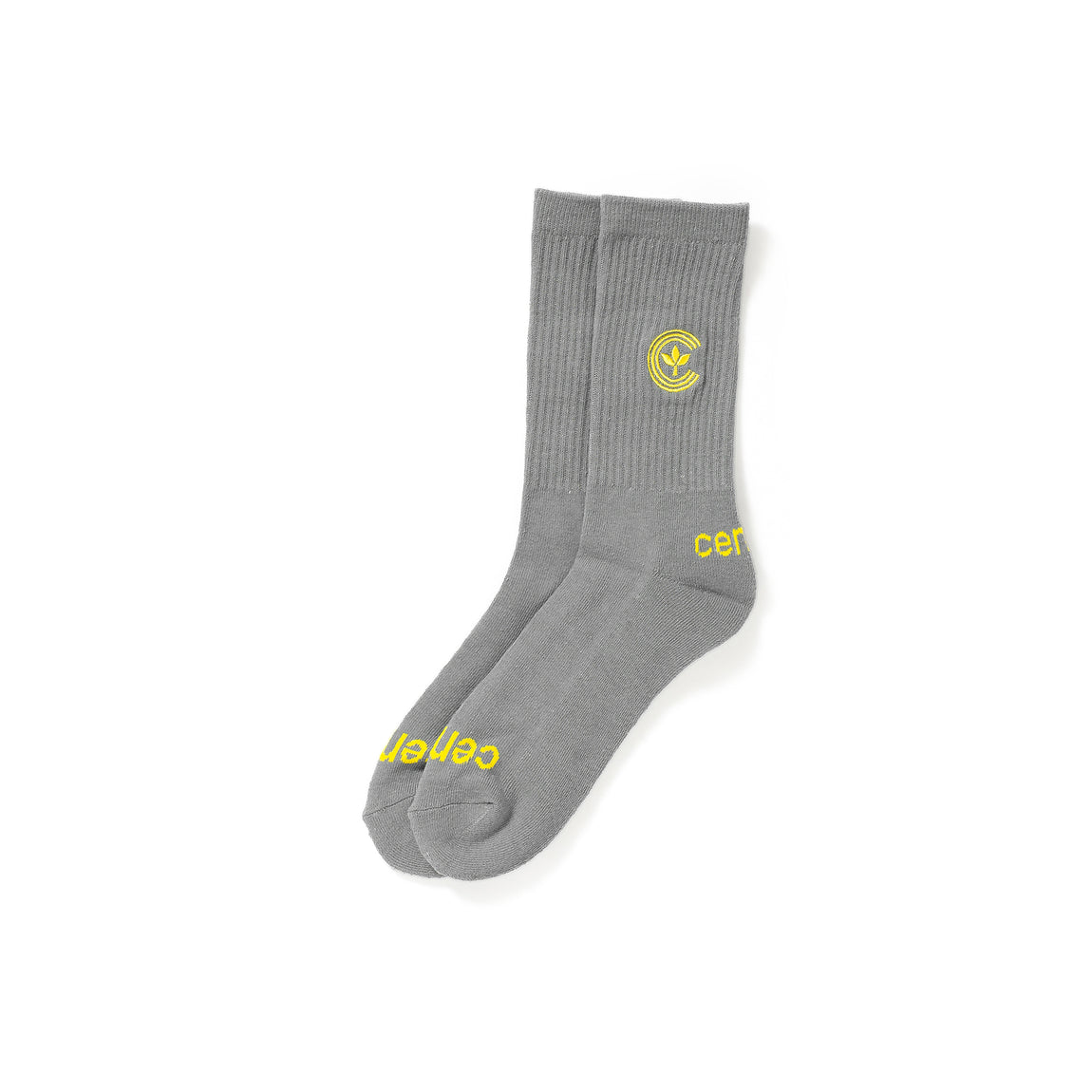 Centre Everyday Casual Crew Socks (Grey) - Centre Everyday Casual Crew Socks (Grey) - 