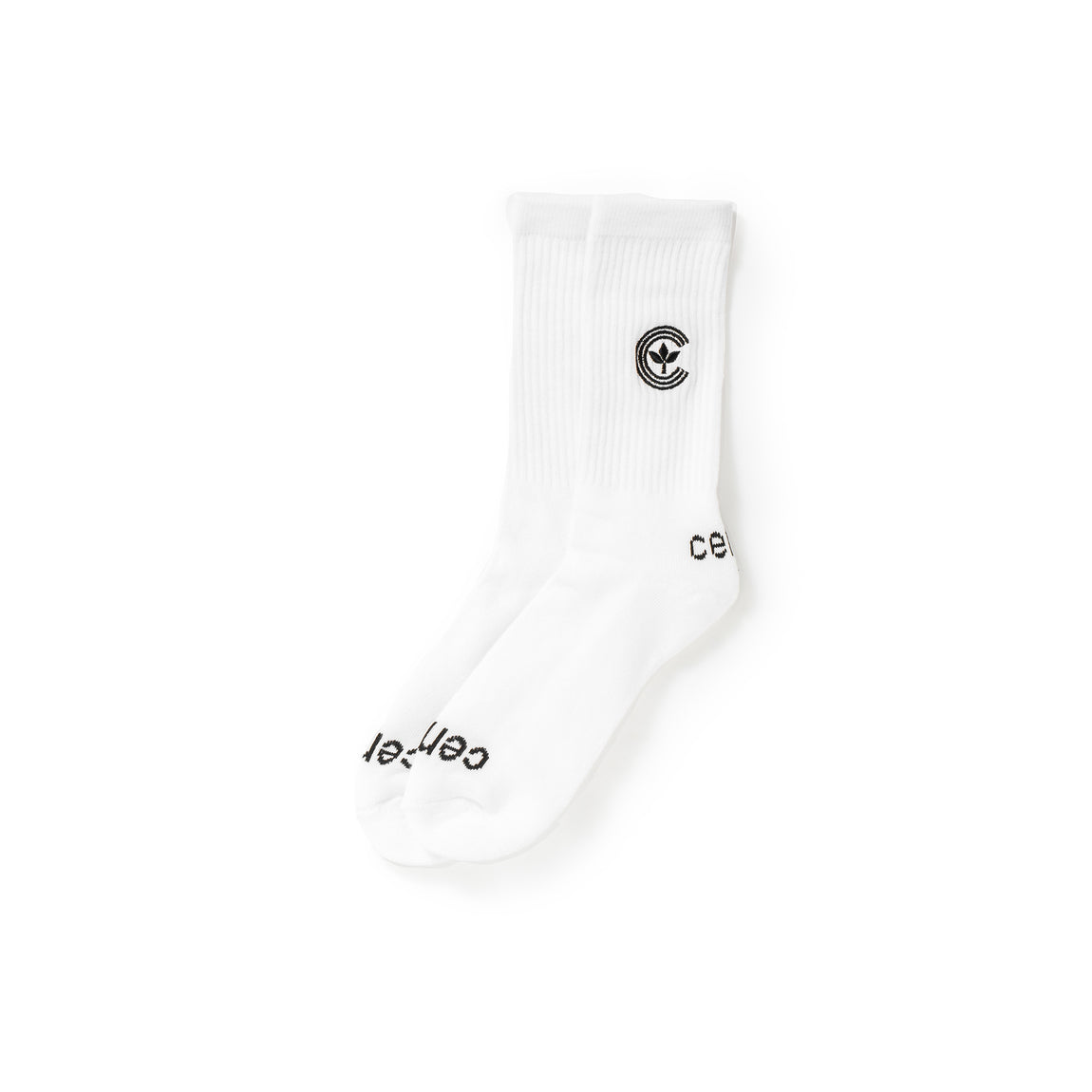 Centre Everyday Casual Crew Socks (White) - Centre Everyday Casual Crew Socks (White) - 