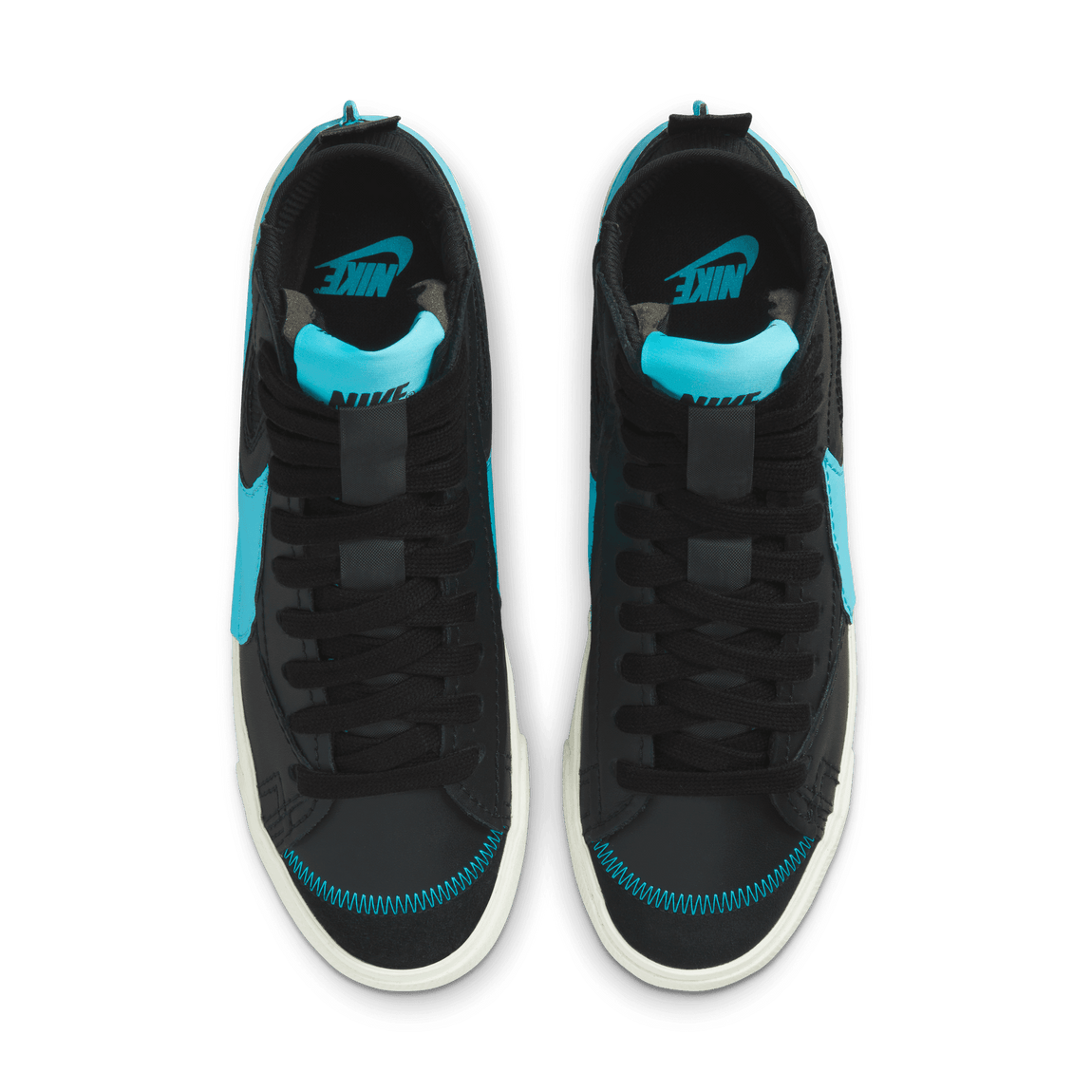 Nike Blazer Mid '77 Jumbo (Black/Baltic Blue-Sail) - Nike Blazer Mid '77 Jumbo (Black/Baltic Blue-Sail) - 