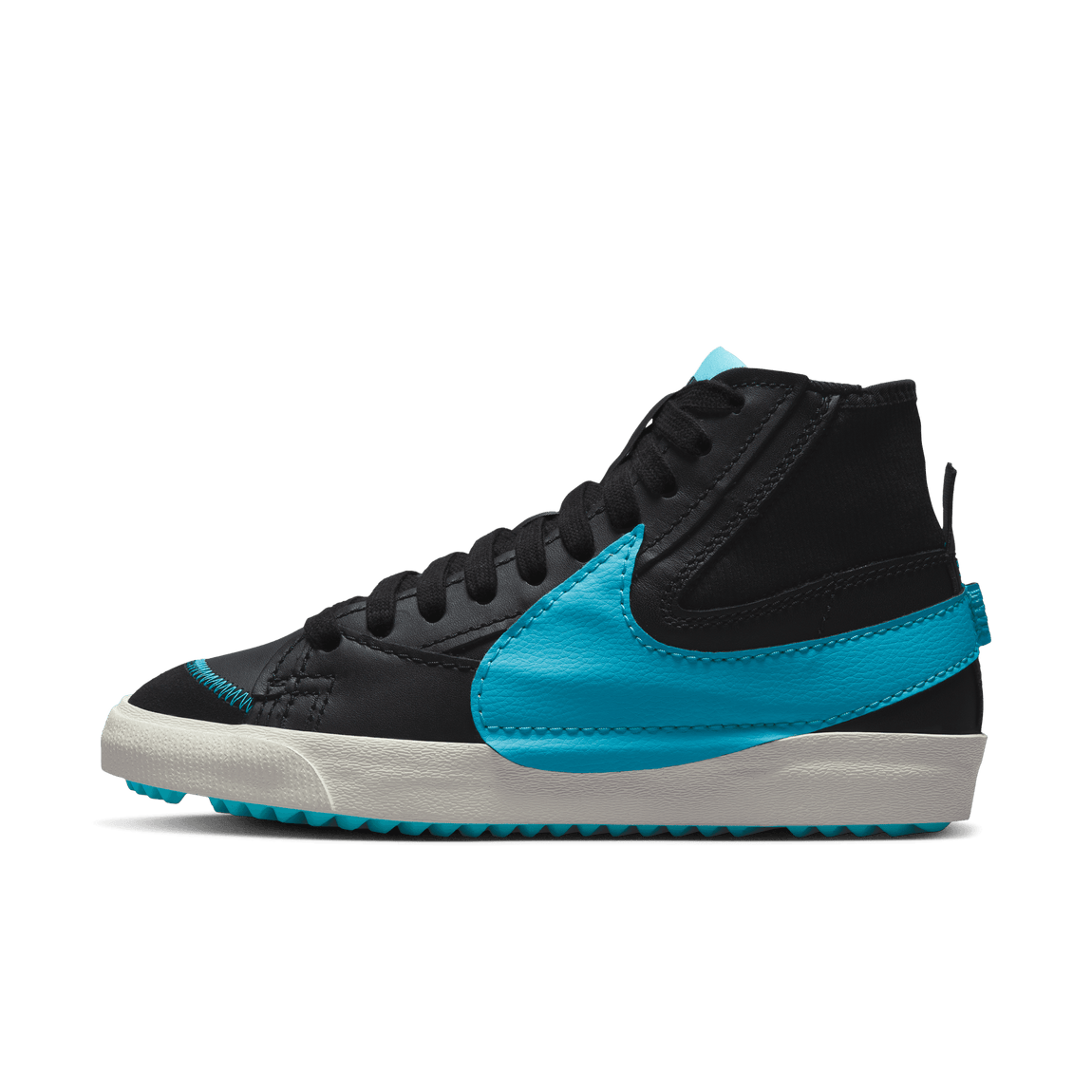 Nike Blazer Mid '77 Jumbo (Black/Baltic Blue-Sail) - Nike Blazer Mid '77 Jumbo (Black/Baltic Blue-Sail) - 