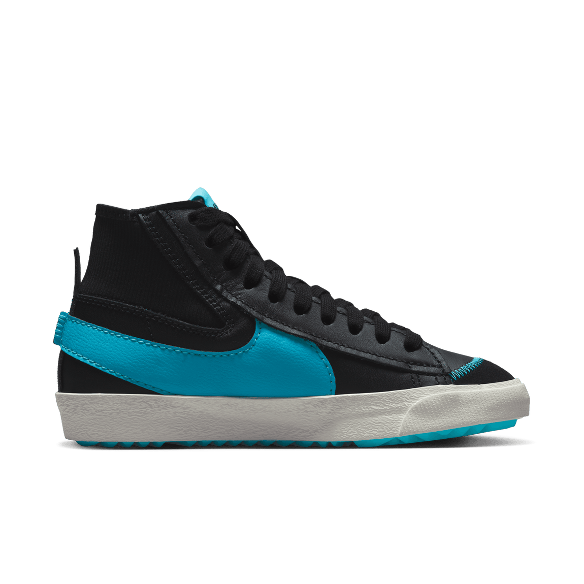 Nike Blazer Mid '77 Jumbo (Black/Baltic Blue-Sail) - Nike Blazer Mid '77 Jumbo (Black/Baltic Blue-Sail) - 