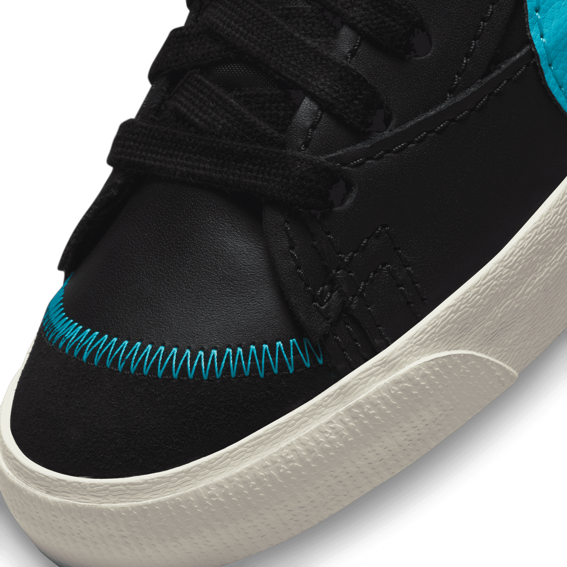 Nike Blazer Mid '77 Jumbo (Black/Baltic Blue-Sail) - Nike Blazer Mid '77 Jumbo (Black/Baltic Blue-Sail) - 
