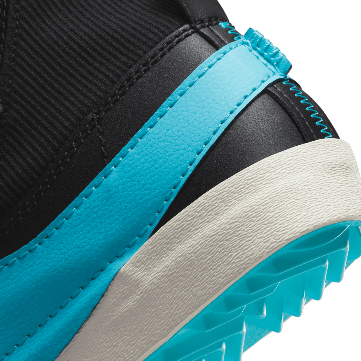 Nike Blazer Mid '77 Jumbo (Black/Baltic Blue-Sail) - Nike Blazer Mid '77 Jumbo (Black/Baltic Blue-Sail) - 