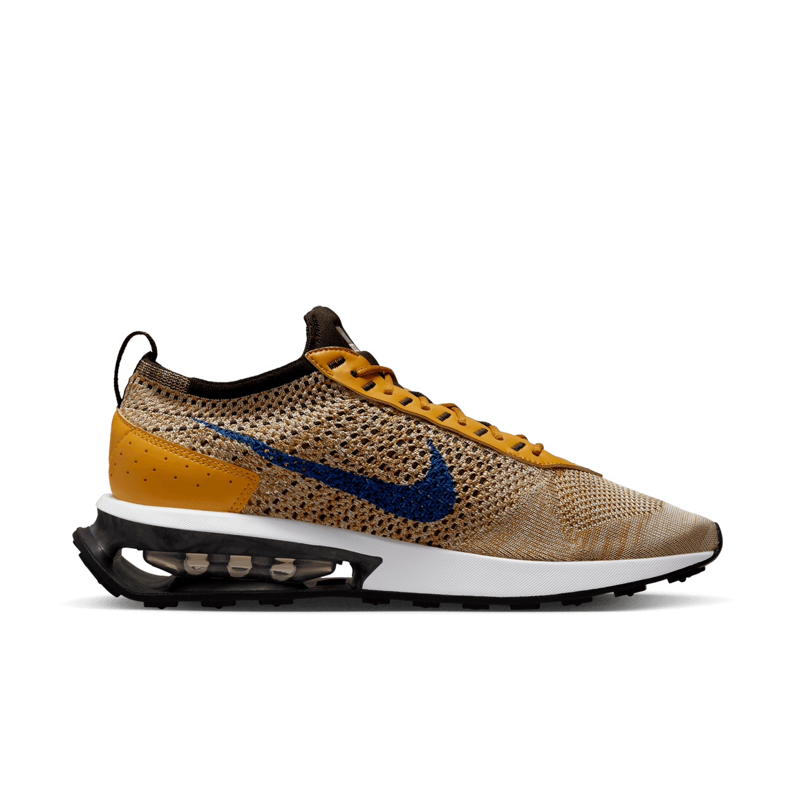 Nike Air Max Flyknit Racer Next Nature (Elemental Gold/Hyper Royal-Gold Suede) - Nike Air Max Flyknit Racer Next Nature (Elemental Gold/Hyper Royal-Gold Suede) - 