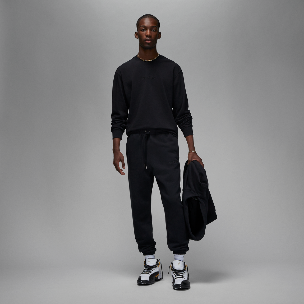 Jordan Wordmark LS Tee (Black) - Jordan Wordmark LS Tee (Black) - 