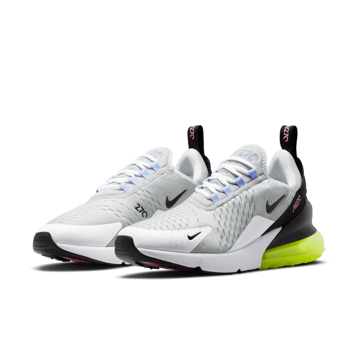 Women's Nike Air Max 270 (Pure Platinum/Black/White-Volt) - Women's Nike Air Max 270 (Pure Platinum/Black/White-Volt) - 