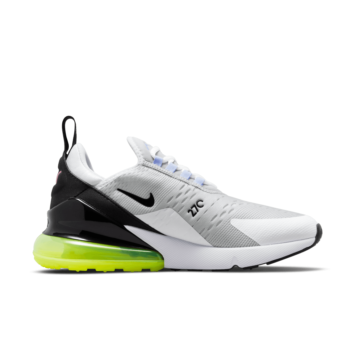 Women's Nike Air Max 270 (Pure Platinum/Black/White-Volt) - Women's Nike Air Max 270 (Pure Platinum/Black/White-Volt) - 