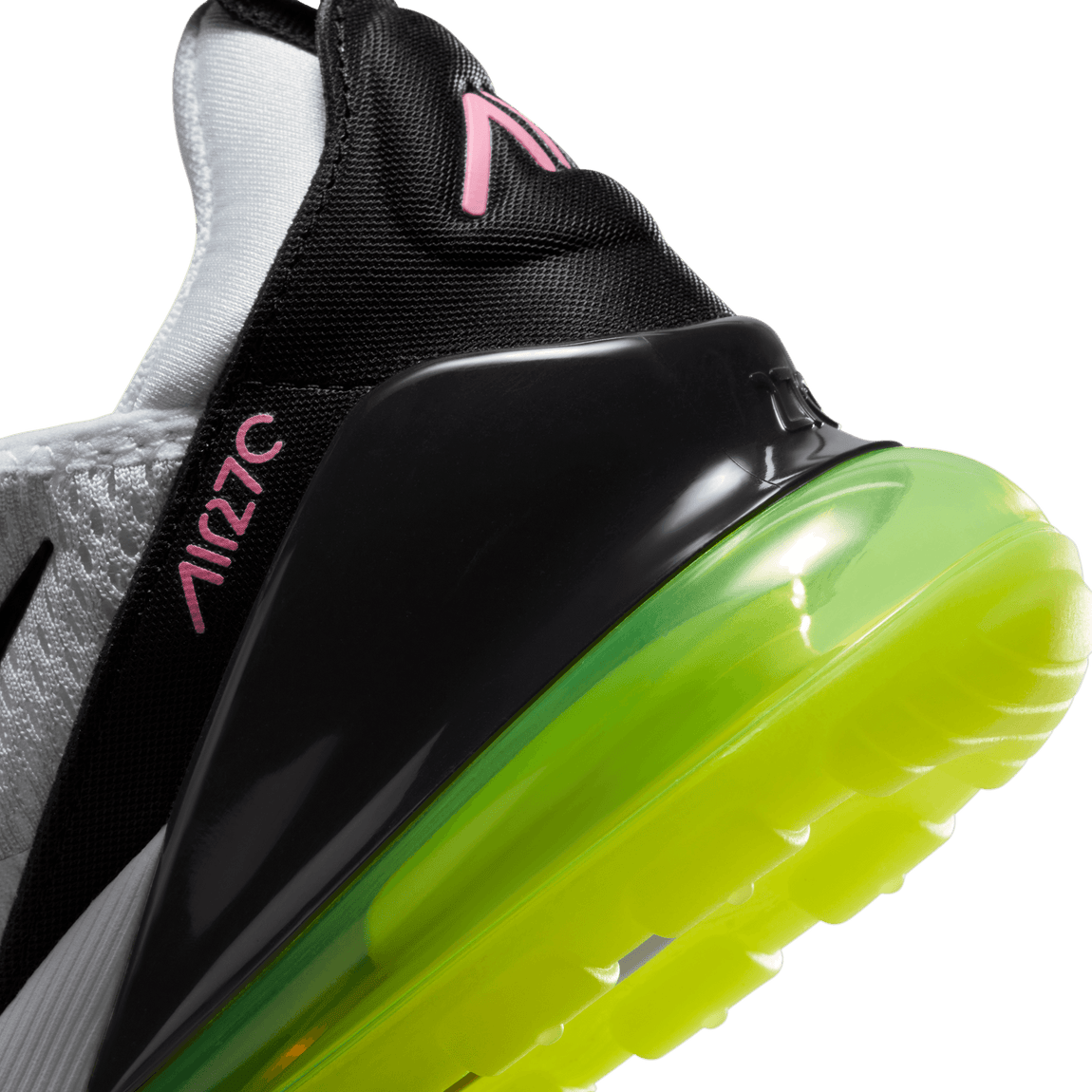 Women's Nike Air Max 270 (Pure Platinum/Black/White-Volt) - Women's Nike Air Max 270 (Pure Platinum/Black/White-Volt) - 