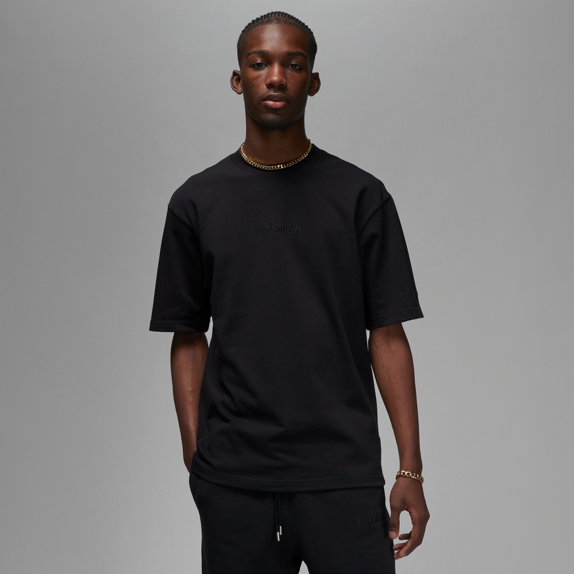 Air Jordan Wordmark Tee (Black) - Air Jordan Wordmark Tee (Black) - 