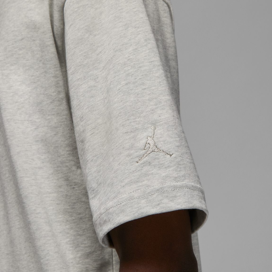 Air Jordan Wordmark Tee (Grey Heather) - Air Jordan Wordmark Tee (Grey Heather) - 