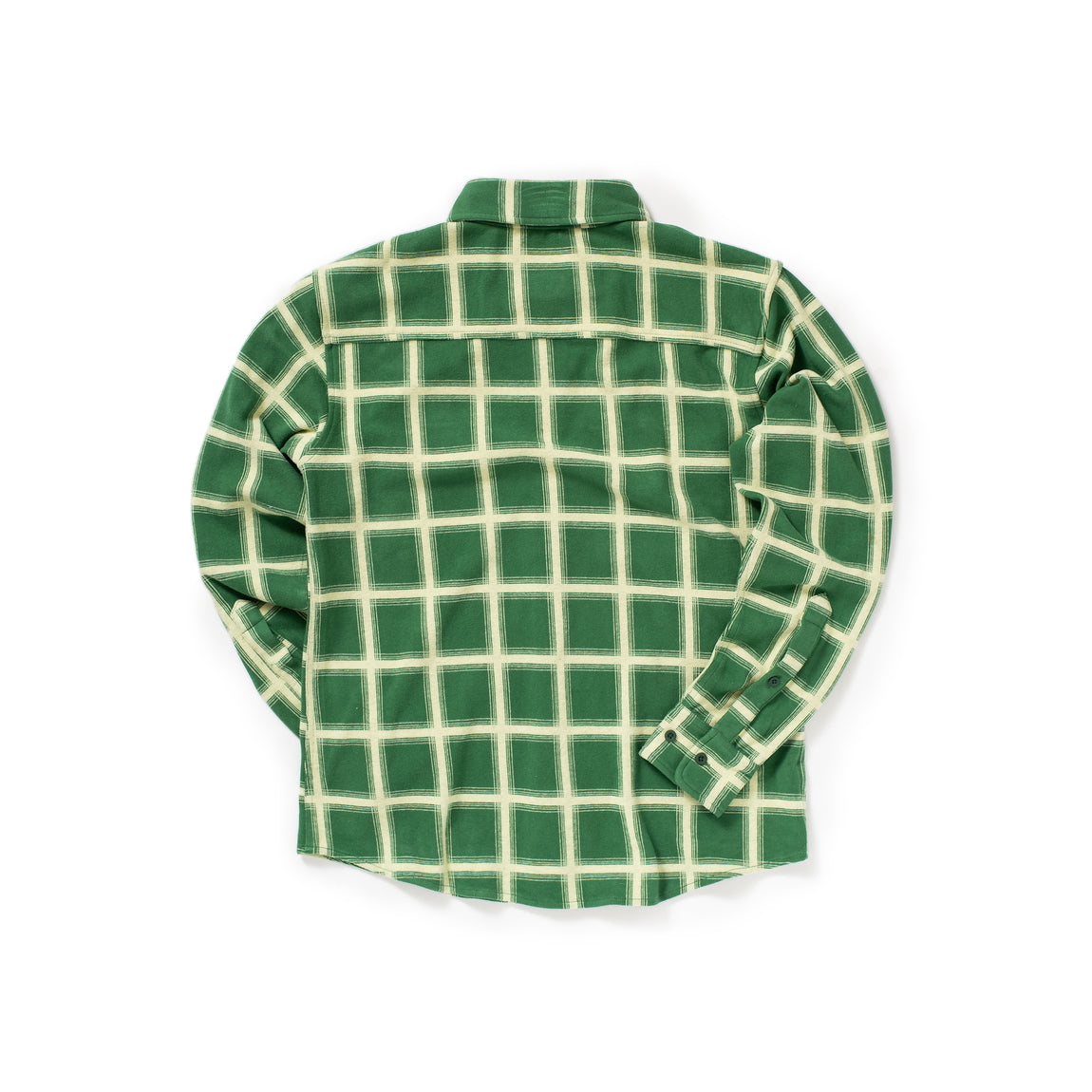 Centre Stretch Flannel LS Shirt (Dark Ivy) - Centre Stretch Flannel LS Shirt (Dark Ivy) - 