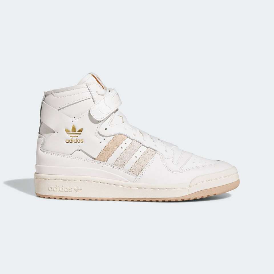 Adidas Forum 84 High (White/Beige/Aluminum) - Adidas Footwear