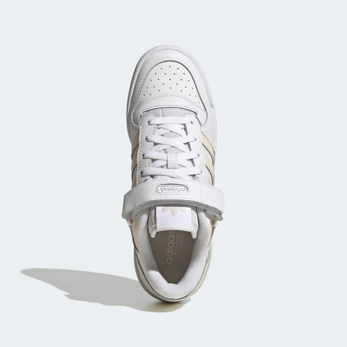 Adidas Women's Forum Low (Cloud White/Ecru Tint-Gum) - Adidas Women's Forum Low (Cloud White/Ecru Tint-Gum) - 