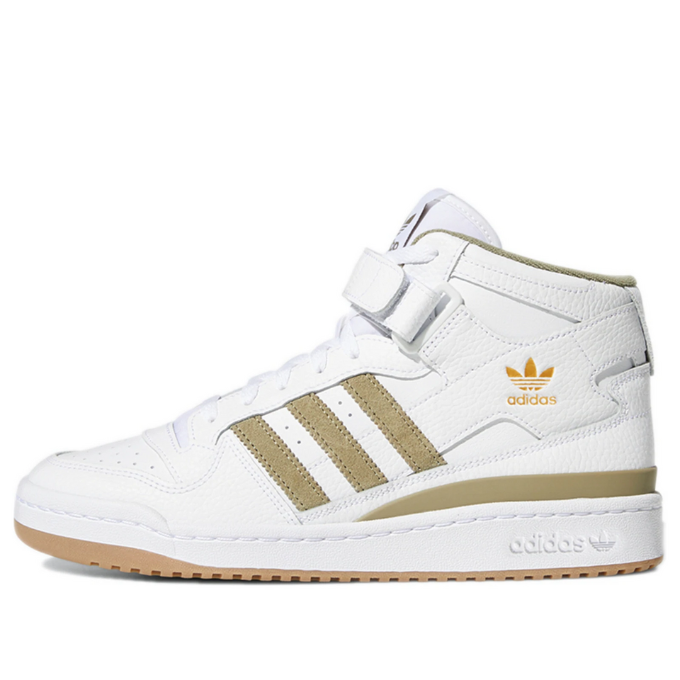 Adidas Forum Mid (White/Orbit Green/Gum) - Adidas Footwear