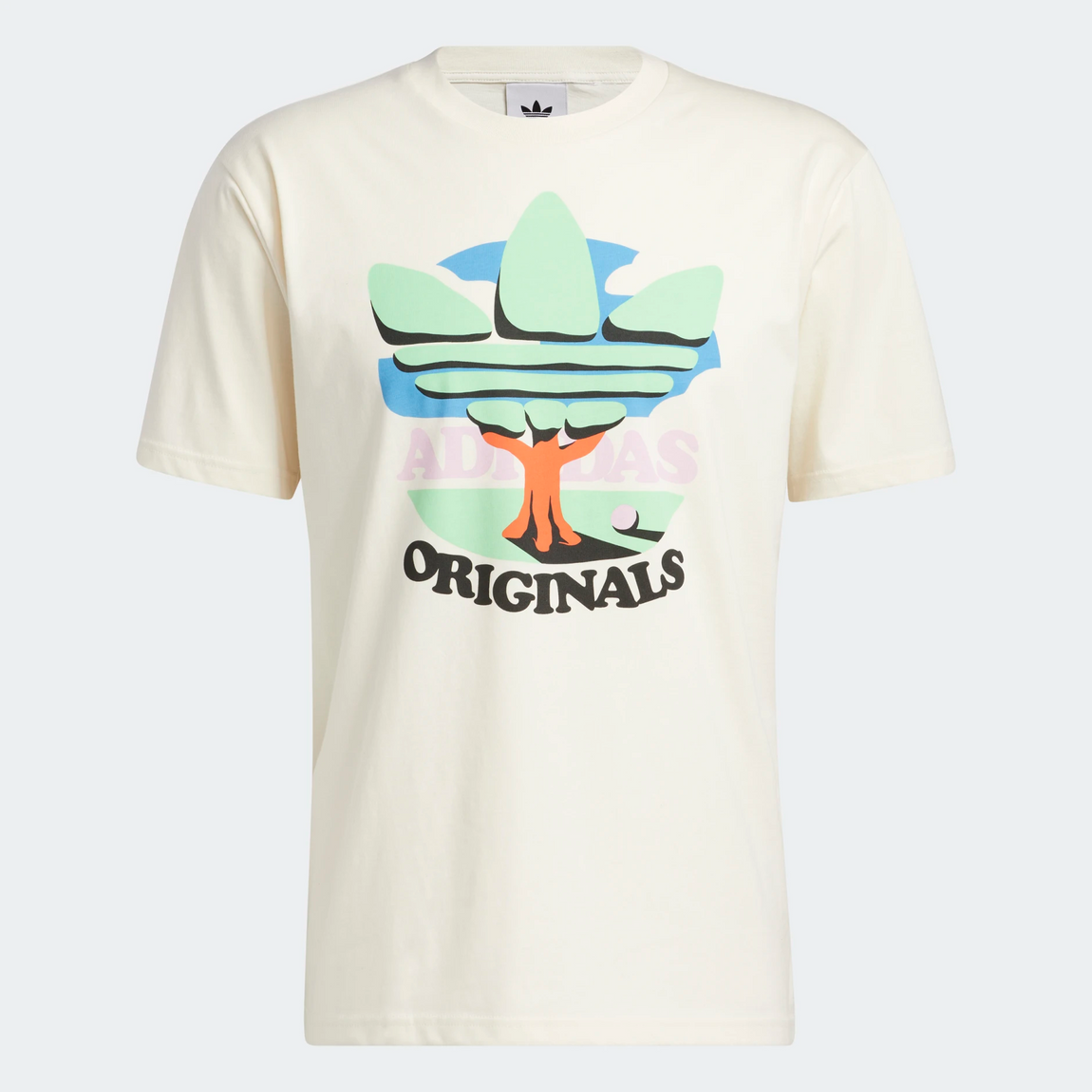 Adidas Trefoil Tree Tee (Non Dyed) - Adidas Trefoil Tree Tee (Non Dyed) - 