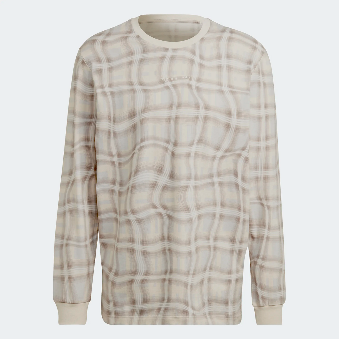 Adidas Reveal Allover Print Long Sleeve Tee (Wonder White) - Adidas Reveal Allover Print Long Sleeve Tee (Wonder White) - 