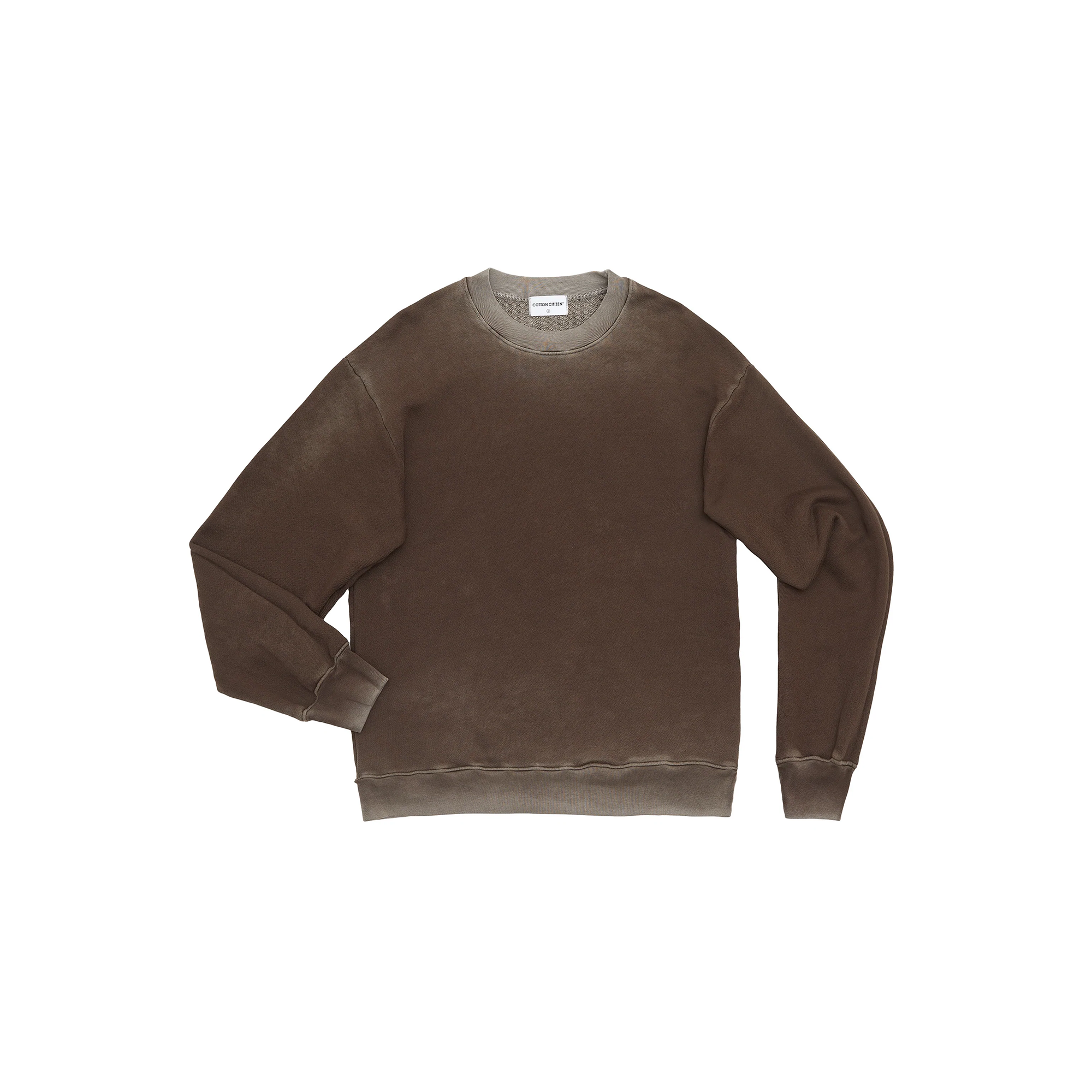 Cotton Citizen Men's Bronx Crewneck (Vintage Espresso) Centre