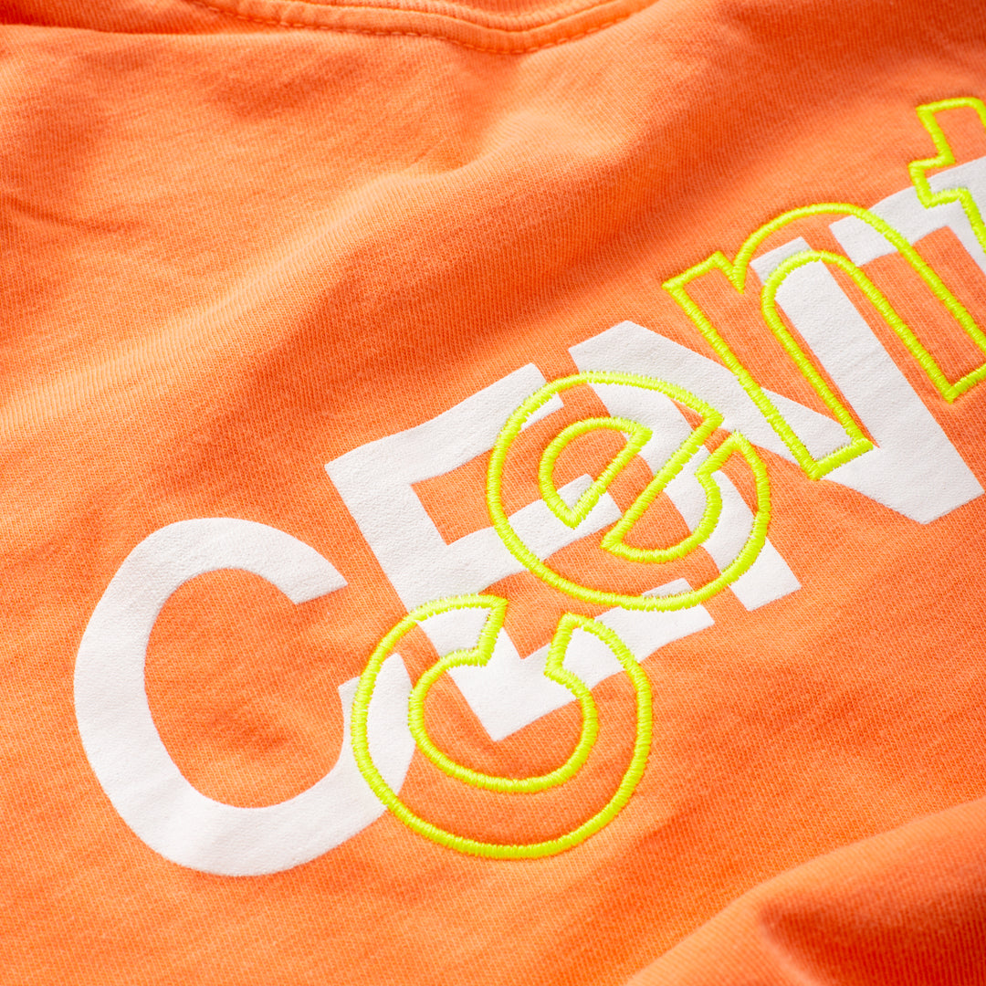 Centre Mixed Media Block Tee (Melon) - Centre Mixed Media Block Tee (Melon) - 