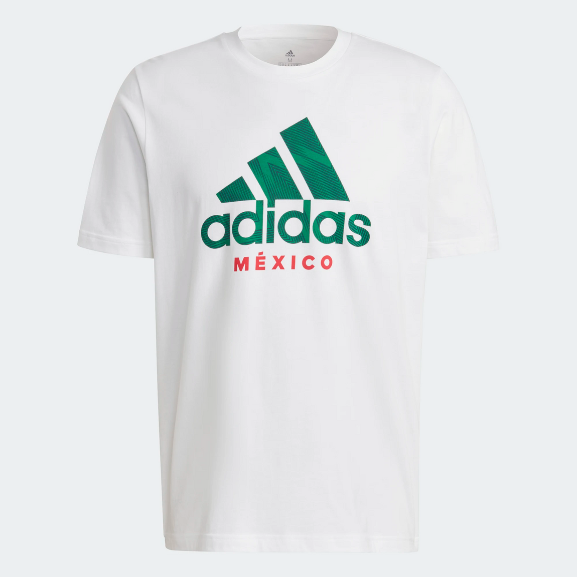 Adidas Mexico 3-Stripes Tee (White) - Adidas Mexico 3-Stripes Tee (White) - 