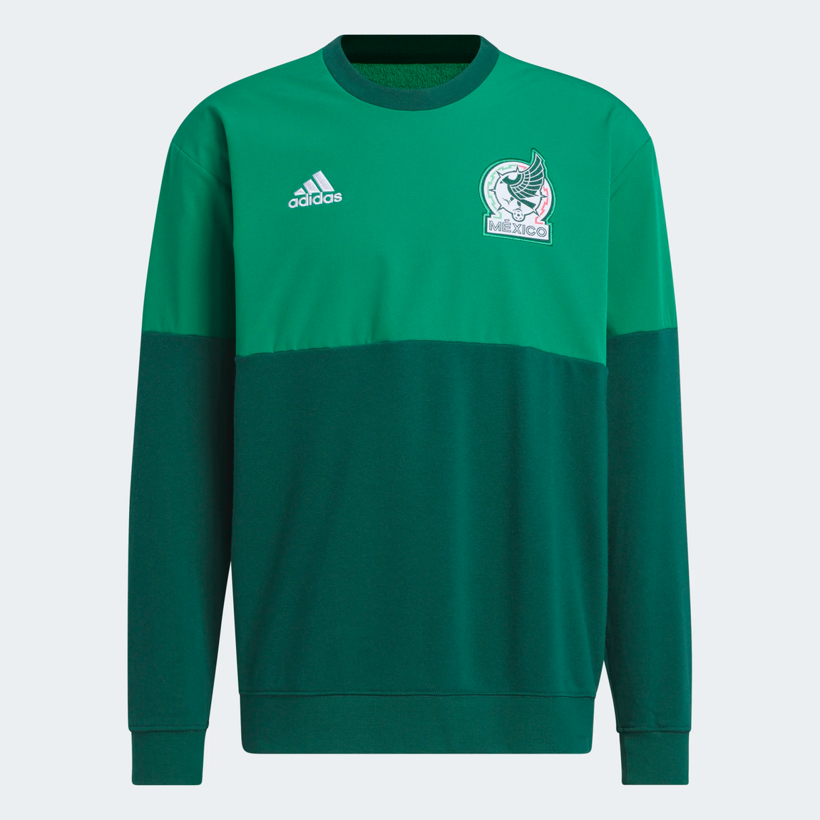 Adidas Mexico Woven Sweatshirt (Collegiate Green/Vivid Green) - Adidas Mexico Woven Sweatshirt (Collegiate Green/Vivid Green) - 