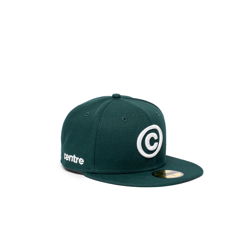 Centre x New Era 59FIFTY Icon Cap (Dark Green) - Hats
