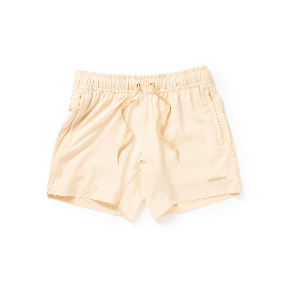 Centre Performance Shorts (Oatmeal) - Summer 30 Sale