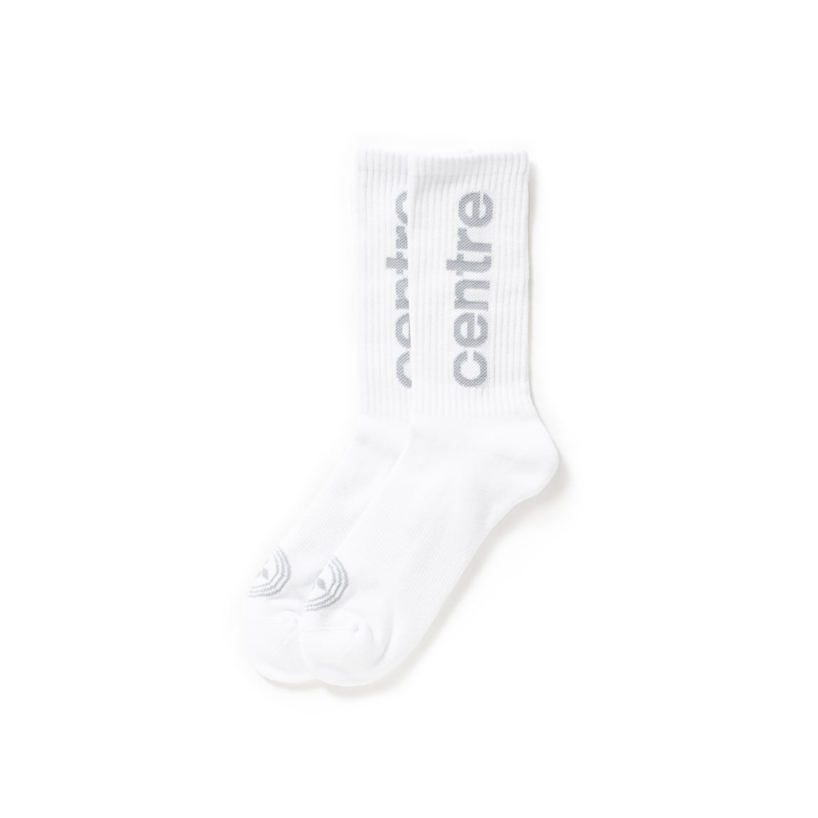 Centre Premium Casual Crew Socks (Platinum Grey) - Centre Premium Casual Crew Socks (Platinum Grey) - 