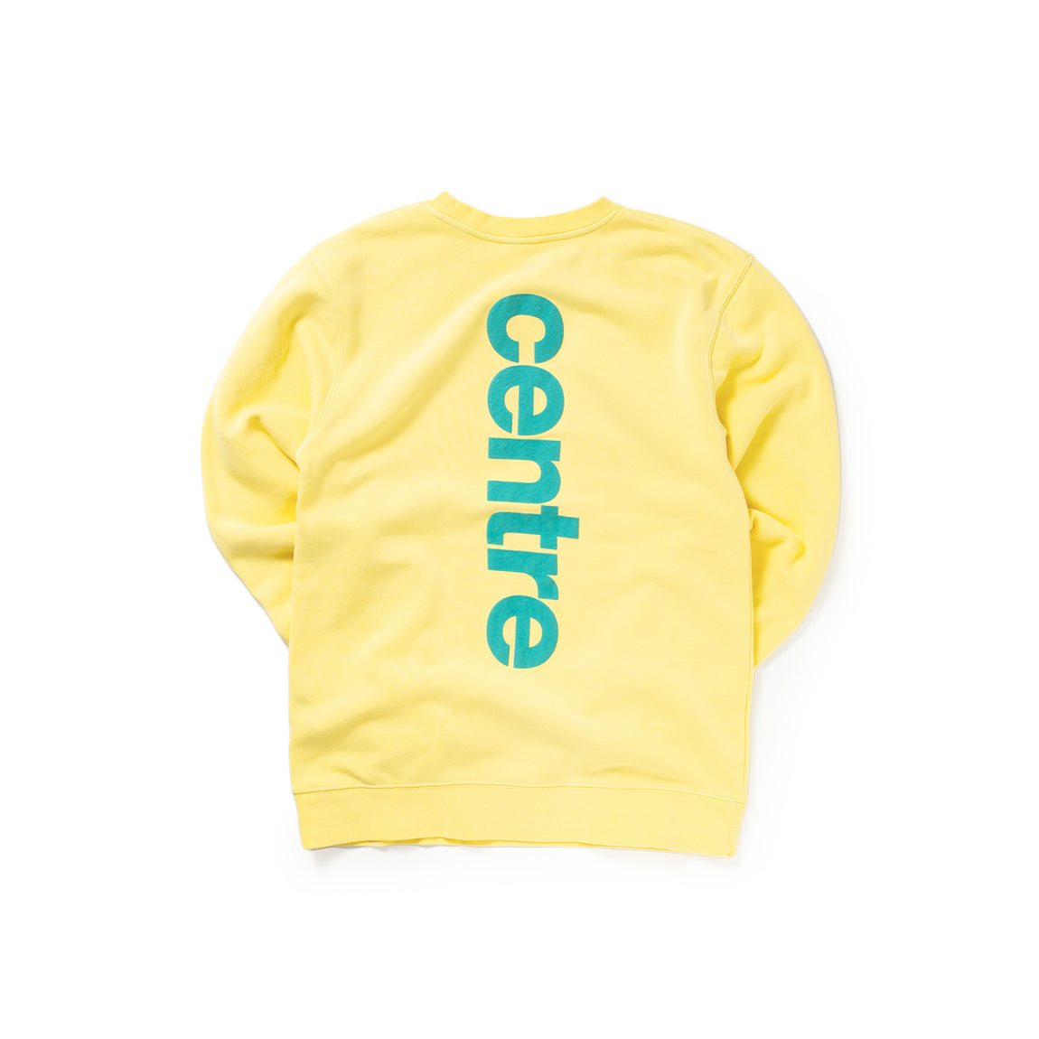 Centre Puff Crew Sweatshirt (Pigment Yellow) - Centre Puff Crew Sweatshirt (Pigment Yellow) - 
