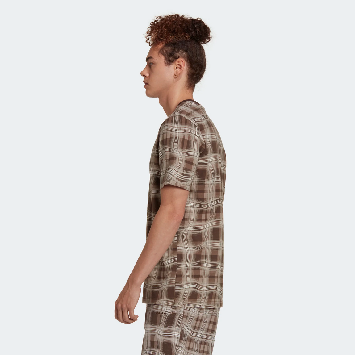 Adidas Reveal Allover Print Short Sleeve Tee (Chalky Brown) - Adidas Reveal Allover Print Short Sleeve Tee (Chalky Brown) - 