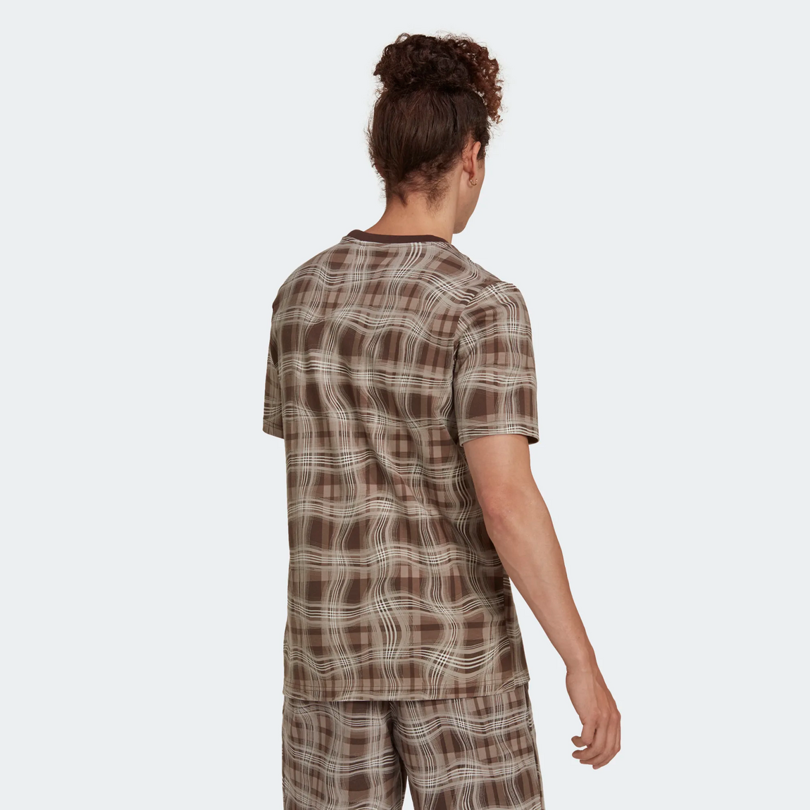 Adidas Reveal Allover Print Short Sleeve Tee (Chalky Brown) - Adidas Reveal Allover Print Short Sleeve Tee (Chalky Brown) - 