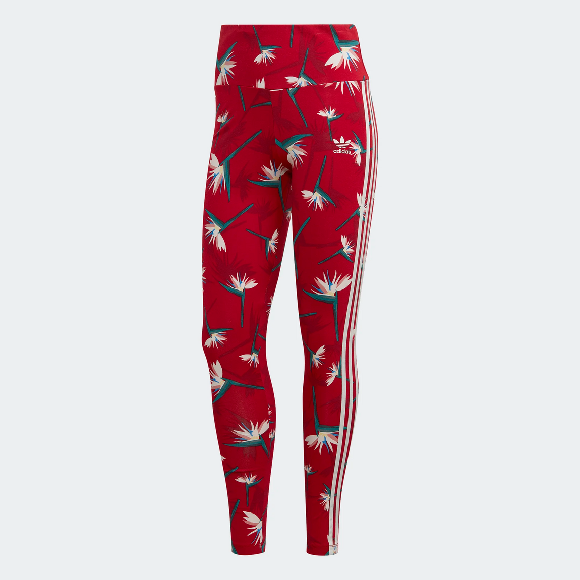 Adidas X Thebe Magugu Women's Leggings (Red/Multicolor) - Adidas X Thebe Magugu Women's Leggings (Red/Multicolor) - 