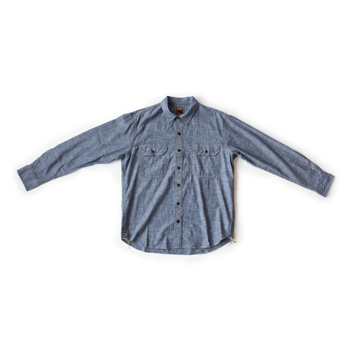 Dickies 1922 Long Sleeve Shirt (Blue Selvedge Chambray) - Dickies 1922 Long Sleeve Shirt (Blue Selvedge Chambray) - 