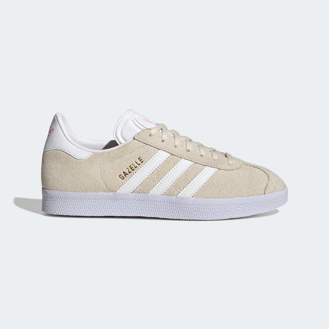 Adidas Women's Gazelle (Off White/Cloud White-Clear Pink) - Adidas Women's Gazelle (Off White/Cloud White-Clear Pink) - 