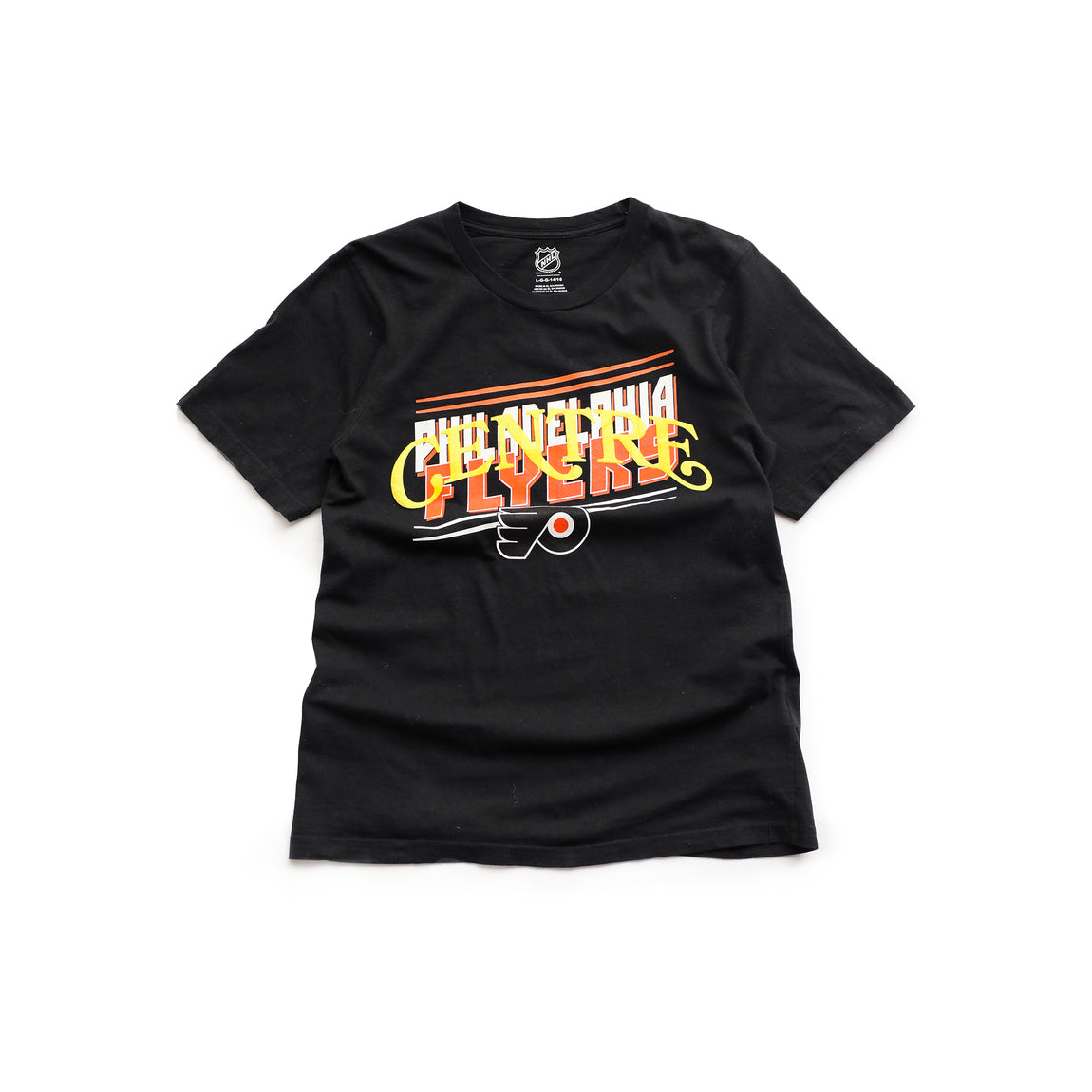 Centre Upcycled Flyers Tee - Centre Upcycled Flyers Tee - 