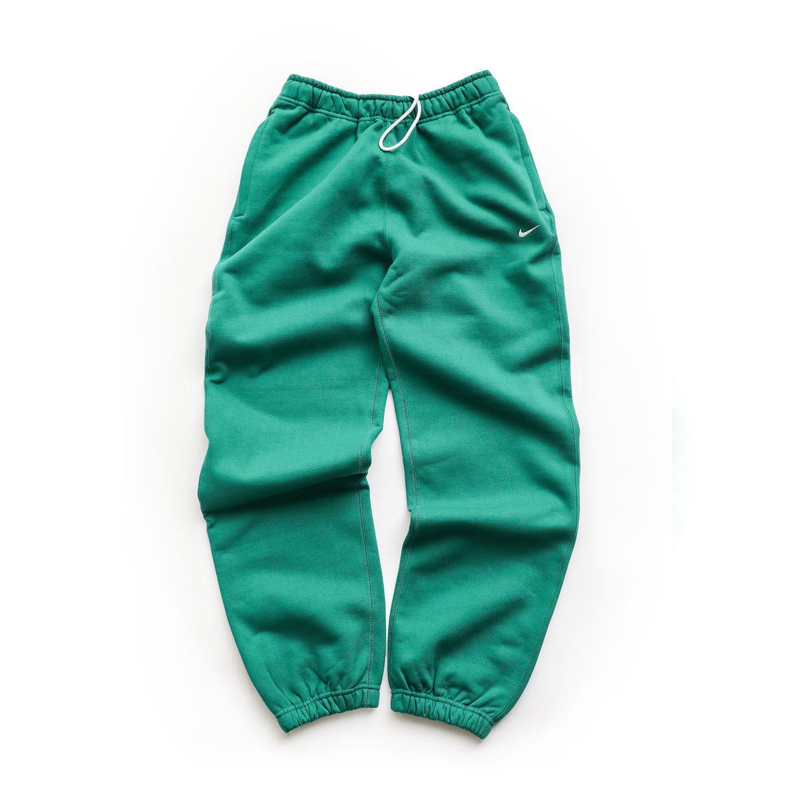 Nike Women's Solo Swoosh Fleece Pants (Mystic Green) - Nike Women's Solo Swoosh Fleece Pants (Mystic Green) - 
