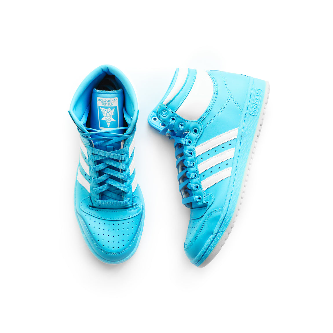 Adidas Top Ten Hi (Sky Rush/Cloud White) - Adidas Top Ten Hi (Sky Rush/Cloud White) - 