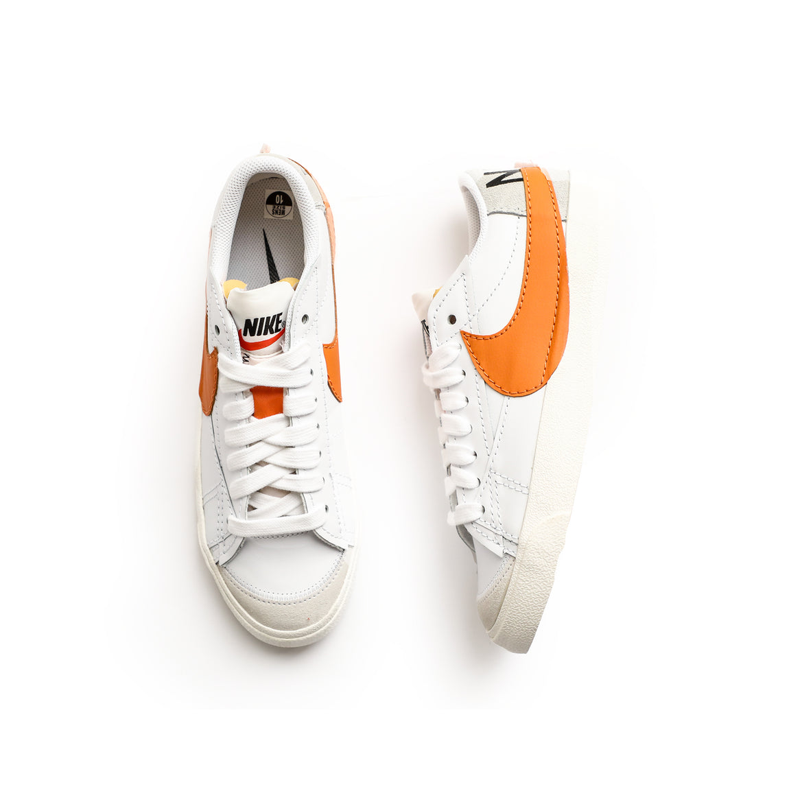 Nike Blazer Low '77 Jumbo (White/Alpha Orange/Sail) - Nike Blazer Low '77 Jumbo (White/Alpha Orange/Sail) - 